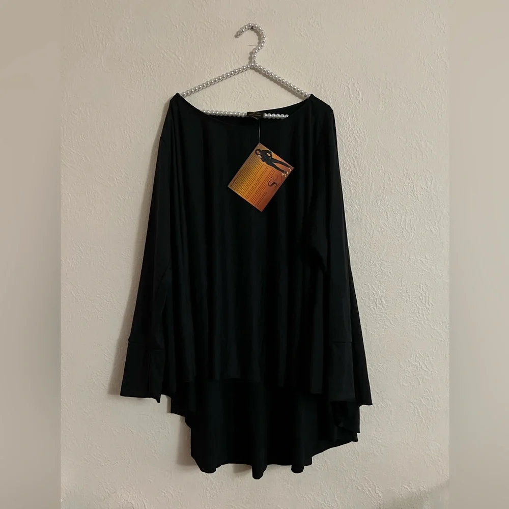 Serena Williams 1X black swing top nwt free size - Picture 2 of 4